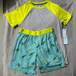 Boys’ Surfing Dinosaur Short Sleepwear Pajama Set - Cat & Jack